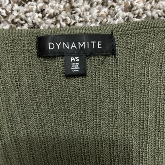 Dynamite v neck long sleeve top small - Picture 3 of 3